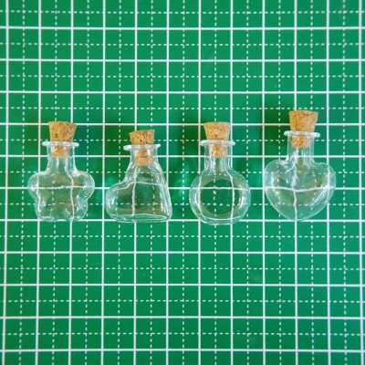 画像2: ミニチュア変わりガラス瓶