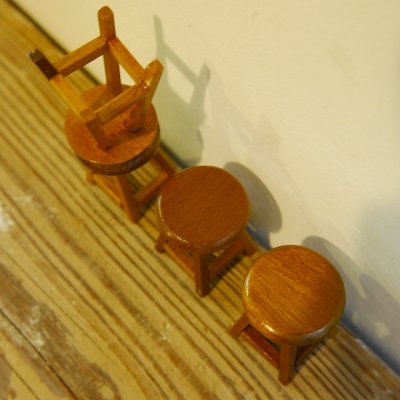 画像3: 木製スツール