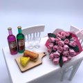 小さな母の日♡バラの花束＆ペアワインギフト（ネット限定）