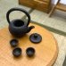 画像4: 鉄瓶風やかん＆お茶碗セット　南部鉄瓶 (4)