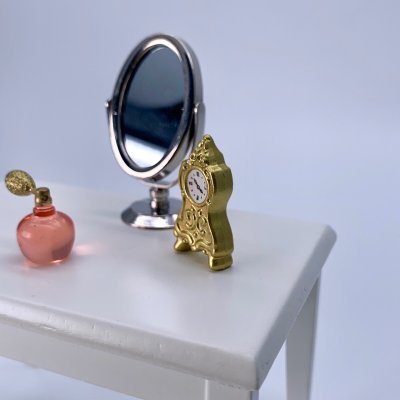 画像3: メタル製　アンティーク置き時計（テーブルクロック）