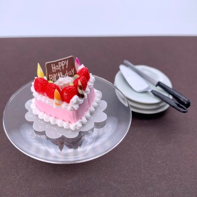 画像2: バースデーケーキ（ピンクハート）