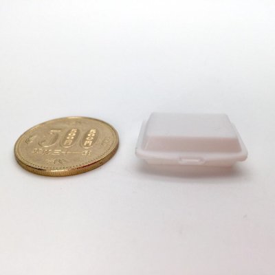 画像7: NEW!　ミニチュア用　ランチボックス　舟皿トレイ　折れ蓋　弁当容器