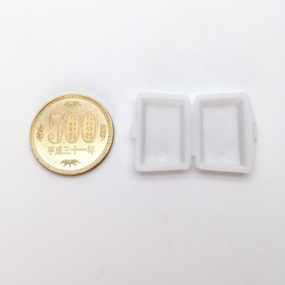 画像5: NEW!　ミニチュア用　ランチボックス　舟皿トレイ　折れ蓋　弁当容器