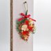 画像2: ミニチュア　ハンドメイド　クリスマススワッグ（花束型壁飾り）　フラワーアレンジ (2)