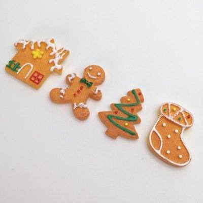 画像2: ちょっと大きめ！　クリスマスクッキー４種セット