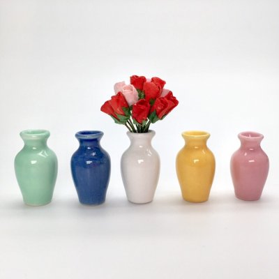 画像1: 花瓶（5色つぼ型S）