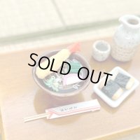 ミニチュア　天ぷらそば　（年越し蕎麦　ハンドメイド　