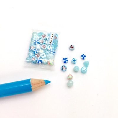 画像8: ミニチュア　袋入りミックス飴７色　キャンディ　（金太郎飴　ハンドメイド　