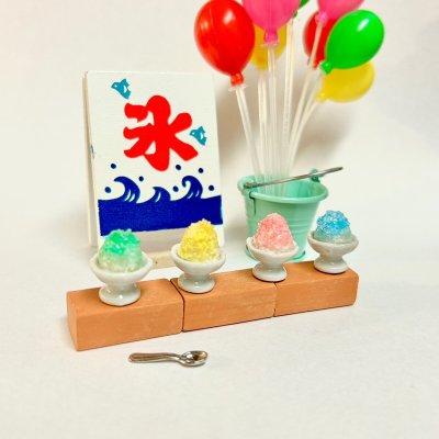 画像2: ミニチュア　かき氷　（ハンドメイド　お祭り