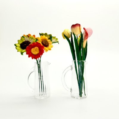画像2: ガラスピッチャー型花瓶　２タイプ