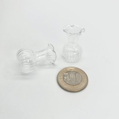 画像8: アジサイ＆ガラス花瓶セット　紫陽花　あじさい