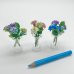 画像2: アジサイ＆ガラス花瓶セット　紫陽花　あじさい (2)