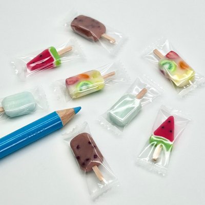 画像2: ミニチュア　アイスキャンディ　アイスクリーム（屋台　お祭り　ハンドメイド　