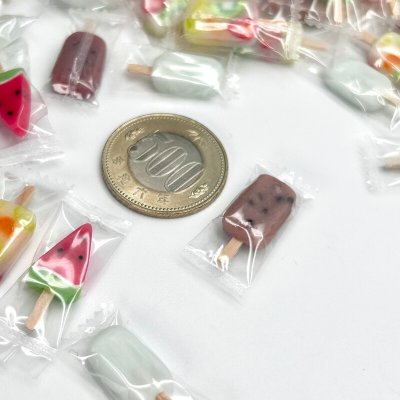 画像12: ミニチュア　アイスキャンディ　アイスクリーム（屋台　お祭り　ハンドメイド　