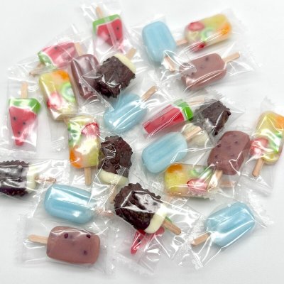 画像2: ミニチュア　アイスキャンディ　アイスクリーム（屋台　お祭り　ハンドメイド　