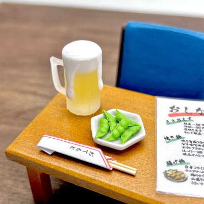 画像1: ミニチュア　ビールのお供に！　やっぱり枝豆