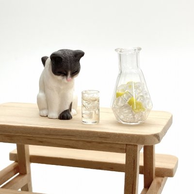 画像4: ミニチュア変わりガラス瓶　多面体　ビン