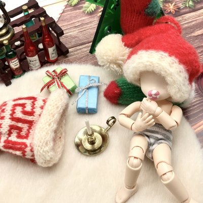 画像1: 小人のサンタニット帽