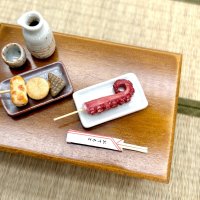 ハンドメイド　おでんのタコ　（ミニチュア　たこ　