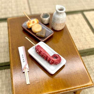 画像2: ハンドメイド　おでんのタコ　（ミニチュア　たこ　