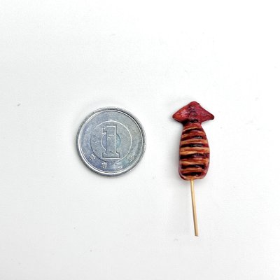 画像4: ハンドメイド　お祭りのいか焼き　（ミニチュア　焼きイカ　焼きいか