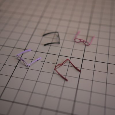 画像6: レンズ入りミニ眼鏡　（メガネ　めがね）