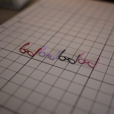 画像5: レンズ入りミニ眼鏡　（メガネ　めがね）