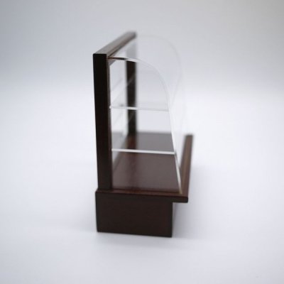 画像8: ショップショーケース　ブラウン　3段(L)曲面