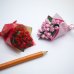 画像7: ミニチュア　バラの花束（ピンク/レッド）　ブーケ　フラワーアレンジ (7)