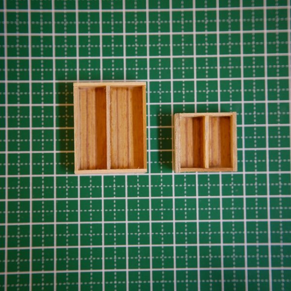 画像4: 仕切りつき木箱（M）・（S) (4)