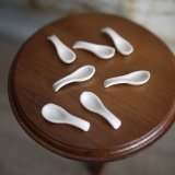 画像: 陶製レンゲ（れんげ　蓮華）スプーン