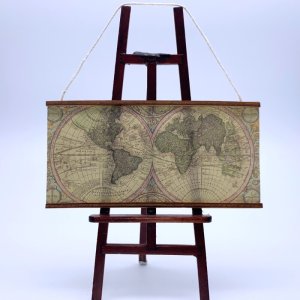 画像: アンティーク世界地図　古地図