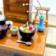 画像3: HM-023　ミニチュア　スペシャルクリームあんみつ　（ハンドメイド　寒天　あんこ　アイスクリーム） (3)