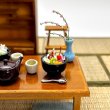 画像1: HM-023　ミニチュア　スペシャルクリームあんみつ　（ハンドメイド　寒天　あんこ　アイスクリーム） (1)