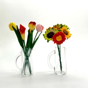 画像: ガラスピッチャー型花瓶　２タイプ
