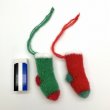 画像5: Lサイズ！　毛糸のクリスマスソックス　ミニチュアオーナメント (5)