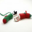 画像3: Lサイズ！　毛糸のクリスマスソックス　ミニチュアオーナメント (3)