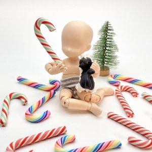 画像: 大きなキャンディケーン（L）3本セット　ステッキ　飴