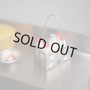 画像: 瓶入りミルクバスケット　牛乳瓶（ニューバージョン）